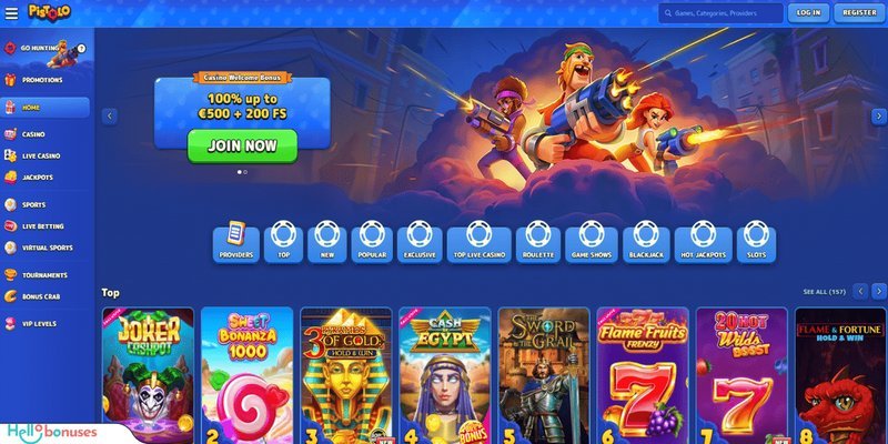 Pistolo casino online, pistolo casino login